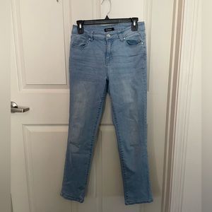 High waisted stretchy jeans
